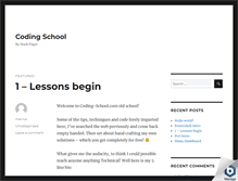 Tablet Screenshot of medical.coding-school.com